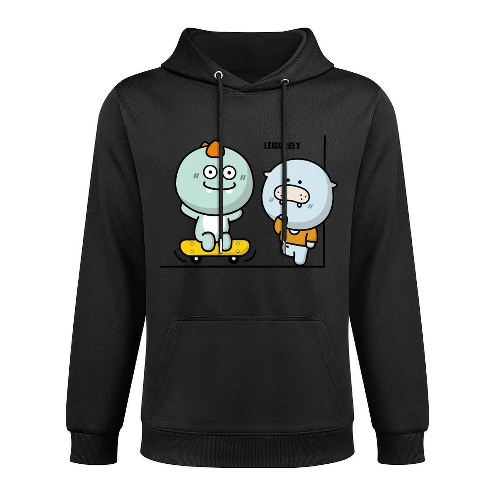 Comfort Simple Front Graphic Hoodies